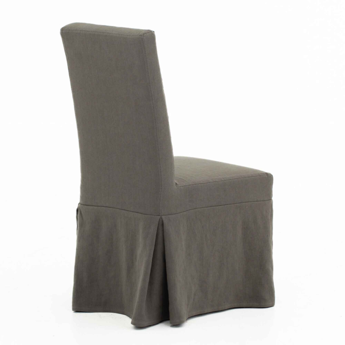 Stuhl Ellas mit Leinenhusse von Flamant - viele Farben