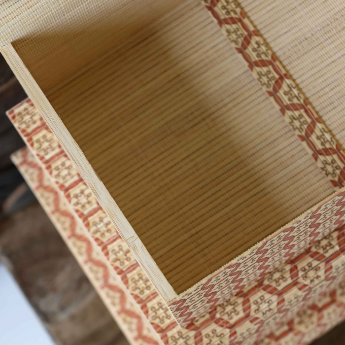 Lilly 3er Boxset aus Bambus in Coral Blush