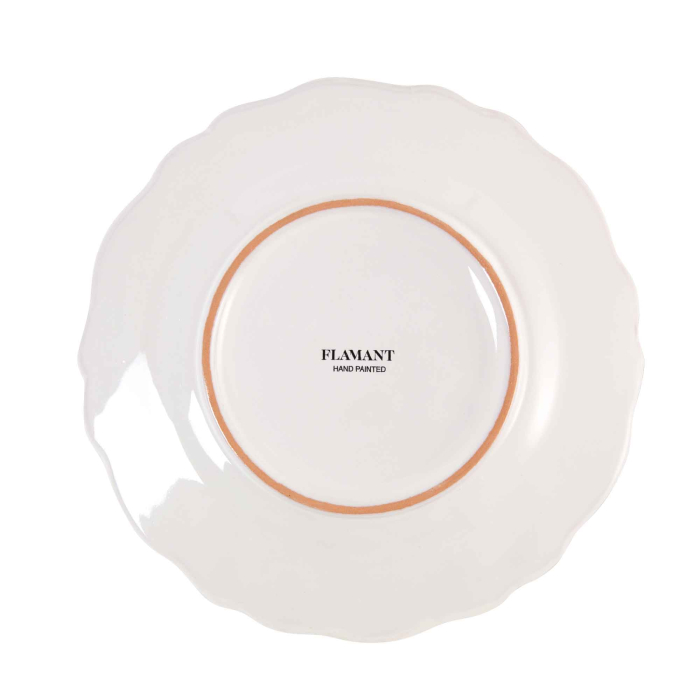 Olivio Geschirrserie von Flamant gedeckter Tisch mediterraner Stil mit Oliventeller