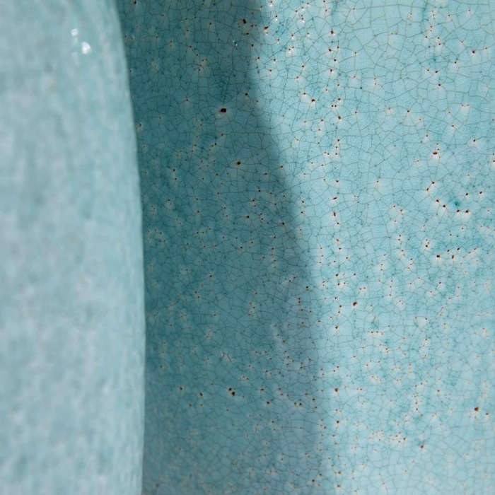 Crackele Pot Euphoria in aqua - Größe Large