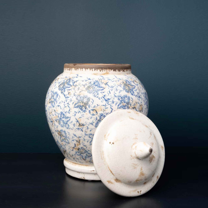 Topf Fleur Bleue - Höhe: 32 cm