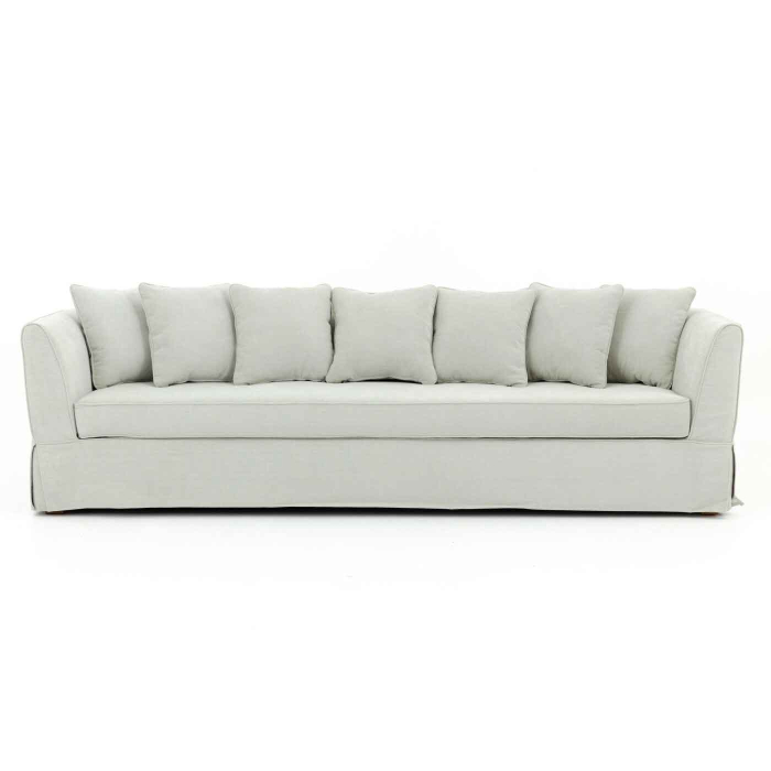 Sofa Roxana von Flamant mit Husse aus Leinen