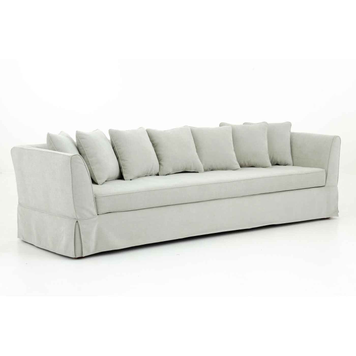 Sofa Roxana von Flamant mit Husse aus Leinen