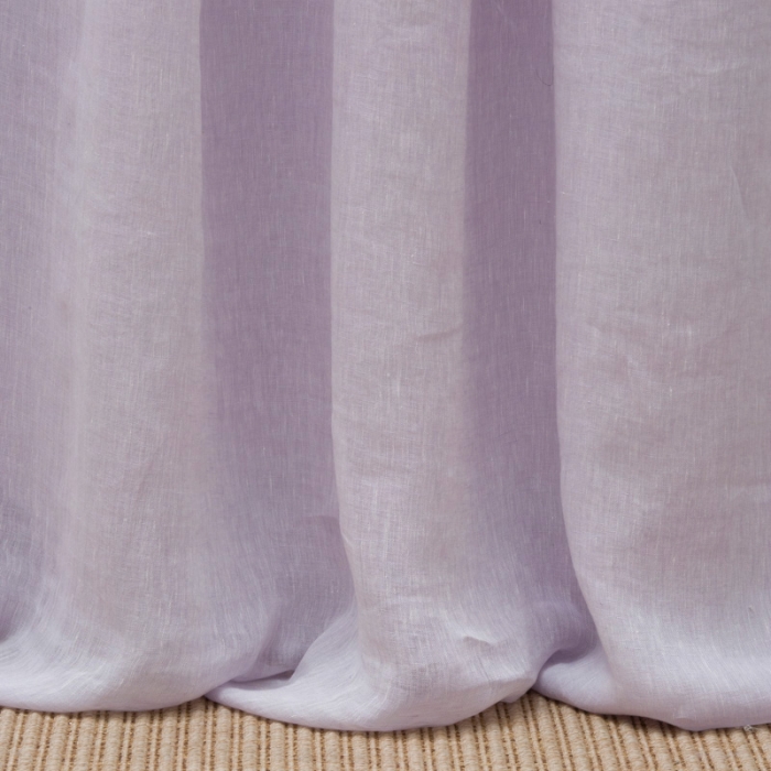 Leinenmeterware - Sgarzolino Uni in viola - von C&C Milano