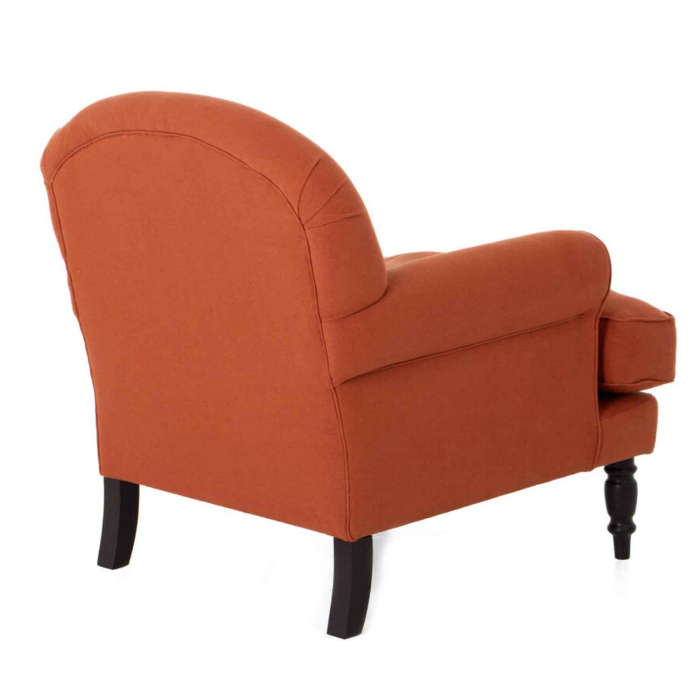 Sessel Nevada - Leinen festgepolstert von Flamant