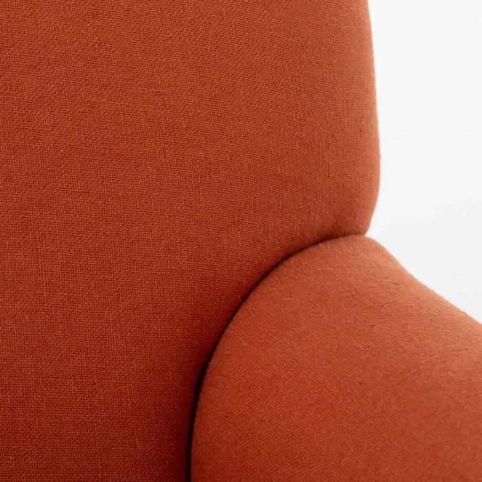 Sessel Nevada - Leinen festgepolstert von Flamant