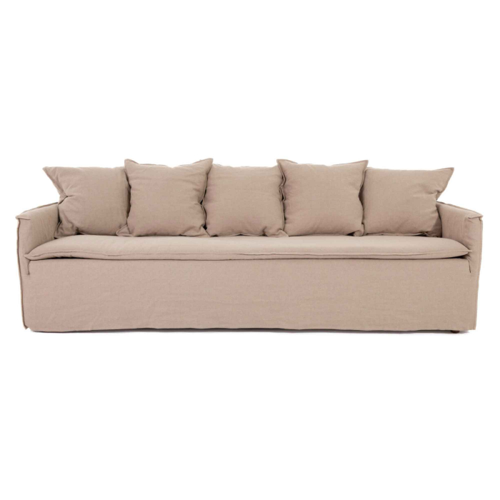 Sofa Florence gepolstert mit Leinen - von Flamant