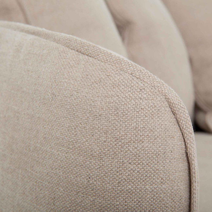 Sofa Hillary von Flamant in natural - 203 cm lang