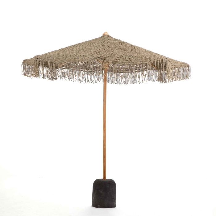 Hadlee Sonnenschirm in taupe von Flamant
