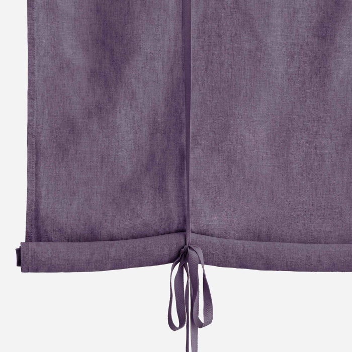 Sunshine Römisches Binderollo aus Leinen in Lavendel