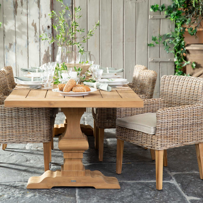 Teakholz Tisch Lina von Flamant - 240 oder 280 cm lang