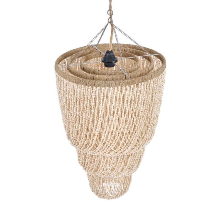 Lagoon Shell Kronleuchter – natürliche Eleganz im maritimen Lichtspiel