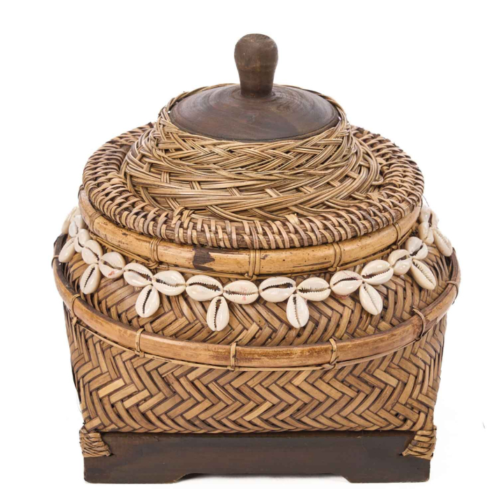Treasure Box aus Rattan & Bambus