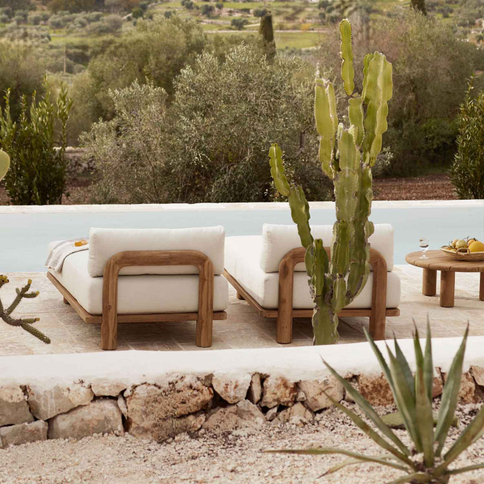 Tine K - Sofa Teak Modul Recamiere / Lounge