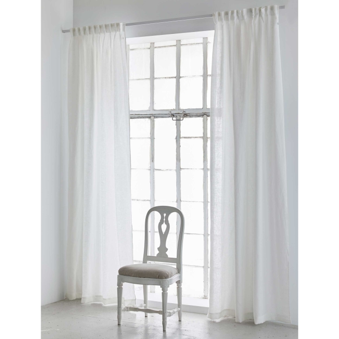 Heavy Linen Vorhang Twilight in offwhite