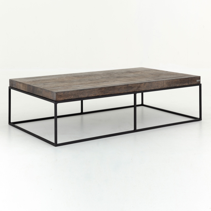 Coffeetable Urban aus Eiche und Eisen von Flamant