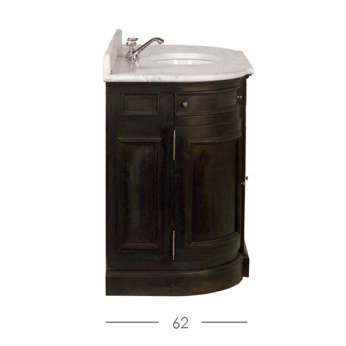 Dunbar Doppelwaschtisch in antque black