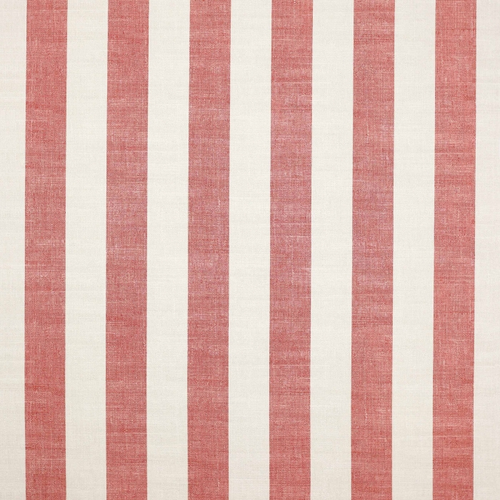 Almora Stripe - Baumwolle von Jane Churchill - Red