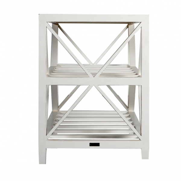 Konsole Architect/Eifel aus Pinie in weiß - 120 x 45 x 64 cm