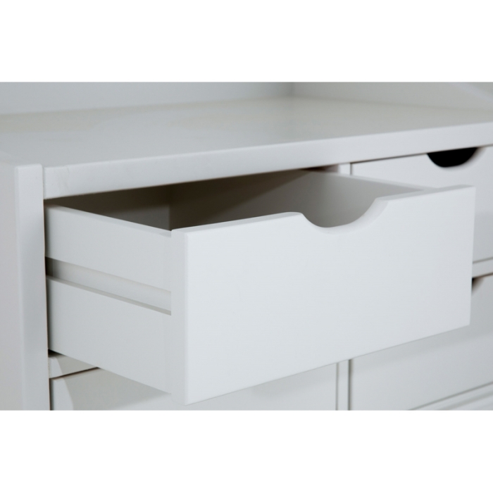 Garderobe Bellechasse aus Pinie in antikweiß