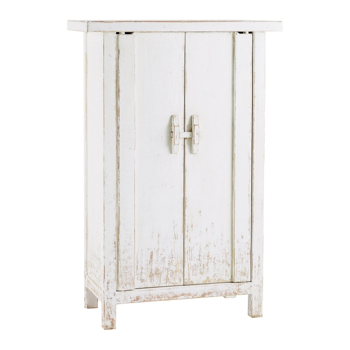 Buffetschrank Bao aus Ulmenholz in antikweiß