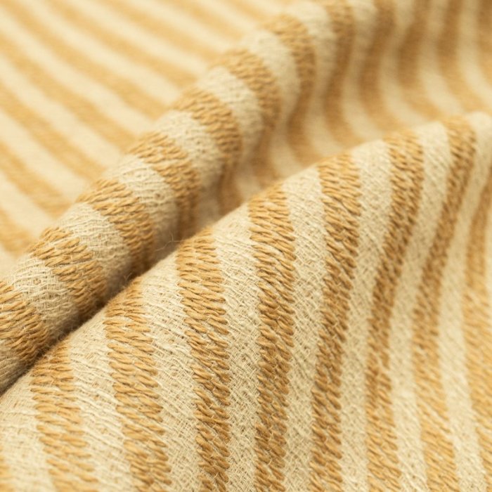Jaipur Bast/Sand drapiert – Leinenstoff von C&C Milano