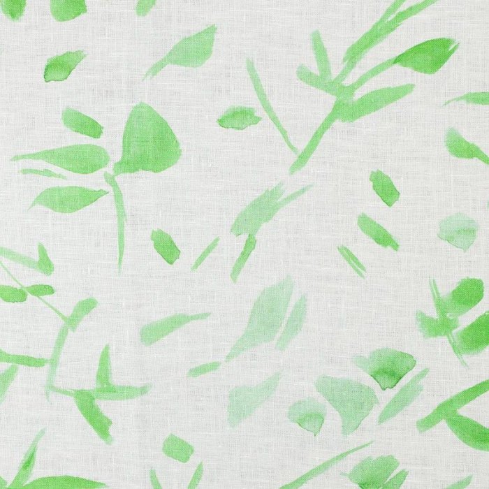 Margot Weiß/grün – Leinenstoff von C&C Milano