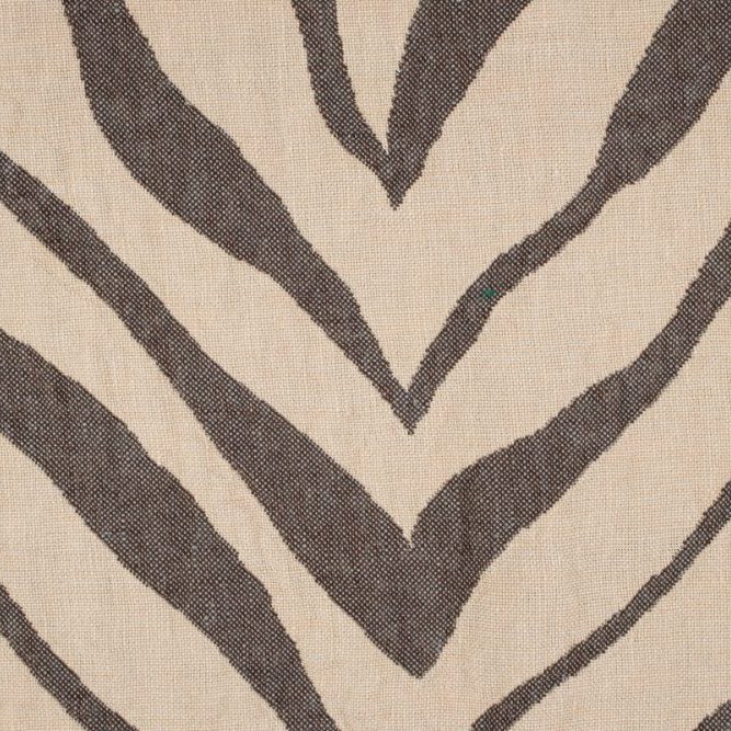 Pienza Okapi Elfenbein/Marron Glacé – Leinenstoff von C&C Milano