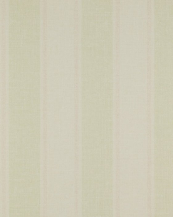 Alton Stripe Pink/Green – Tapete von Colefax and Fowler