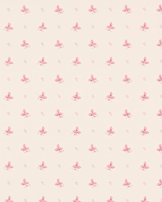 Ashling Raspberry – Tapete von Colefax and Fowler