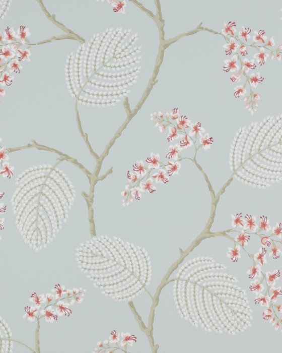 Atwood Old Blue – Tapete von Colefax and Fowler