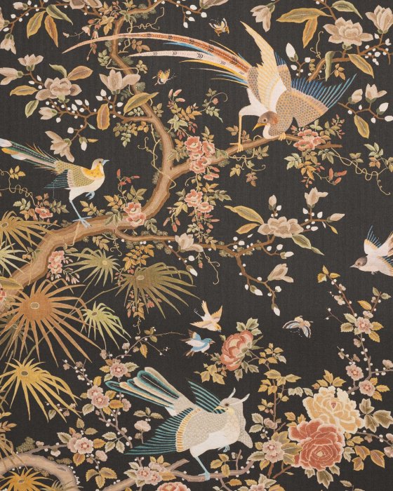 Belmont Black – Tapete von Colefax and Fowler