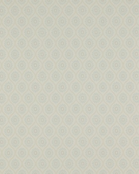 Brightwell Blue/Cream – Tapete von Colefax and Fowler