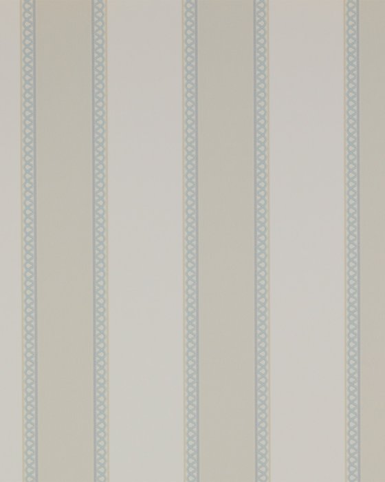 Chartworth Stripe Blue – Tapete von Colefax and Fowler