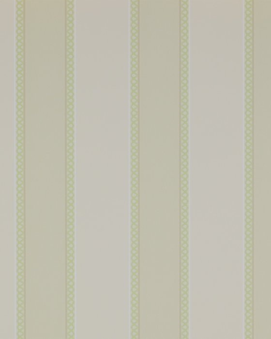 Chartworth Stripe Green – Tapete von Colefax and Fowler