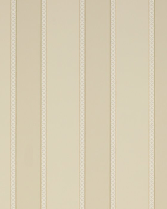 Chartworth Stripe Stone – Tapete von Colefax and Fowler