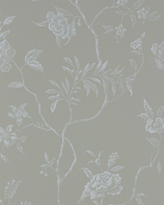 Delancey Silver – Tapete von Colefax and Fowler