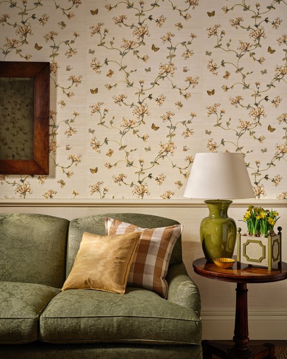 Honeysuckle Garden Sisal Tapete von Colefax and Fowler – Ambiente