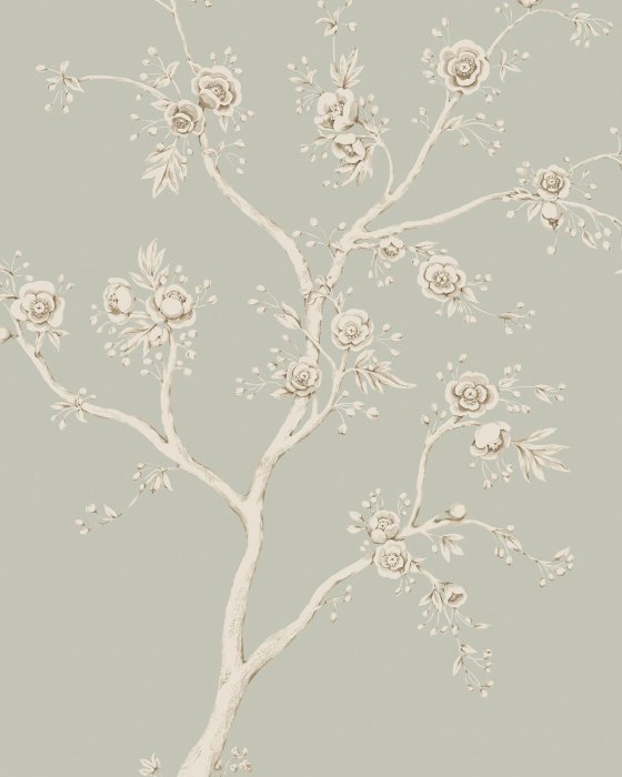Lambourne Old Blue – Tapete von Colefax and Fowler