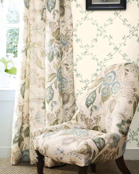 Leaf Trellis Tapete von Colefax and Fowler – Ambiente