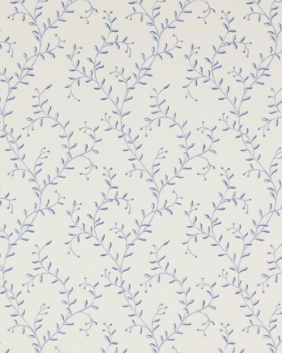 Leafberry Blue – Tapete von Colefax and Fowler