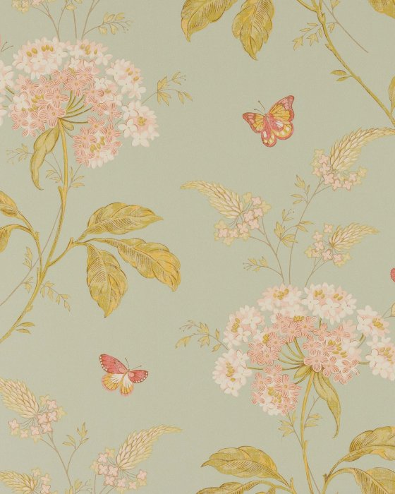 Messina Aqua – Tapete von Colefax and Fowler