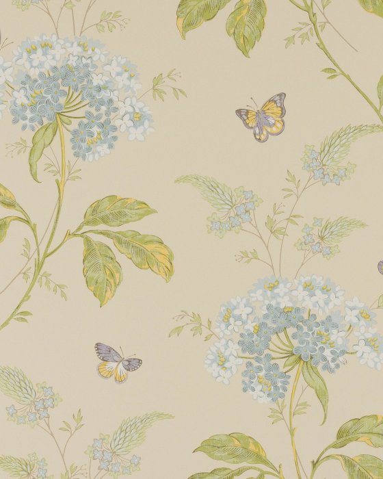 Messina Blue/Green – Tapete von Colefax and Fowler