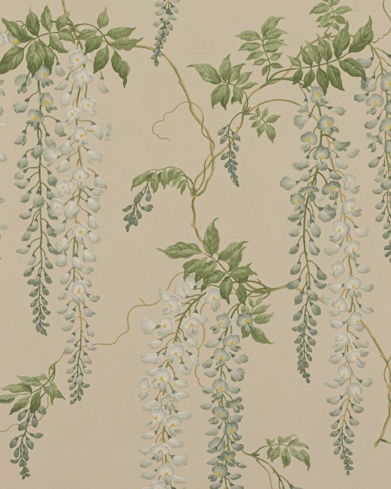 Seraphina Old Blue – Tapete von Colefax and Fowler