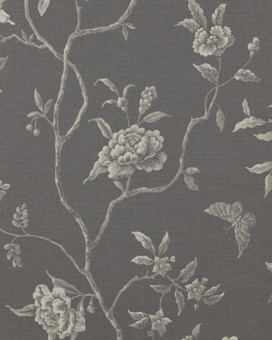 Swedish Tree Charcoal – Tapete von Colefax and Fowler