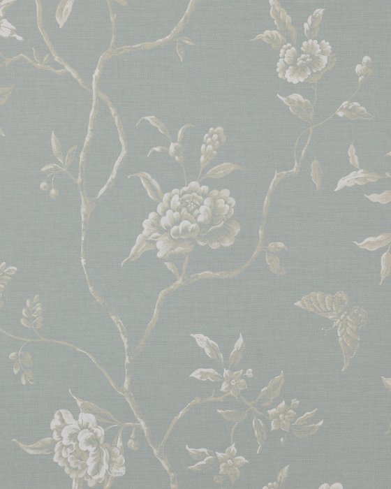 Swedish Tree Old Blue – Tapete von Colefax and Fowler