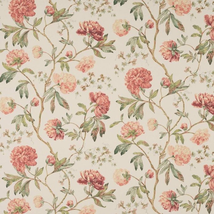 Alloway Red/Green – Stoff von Colefax and Fowler