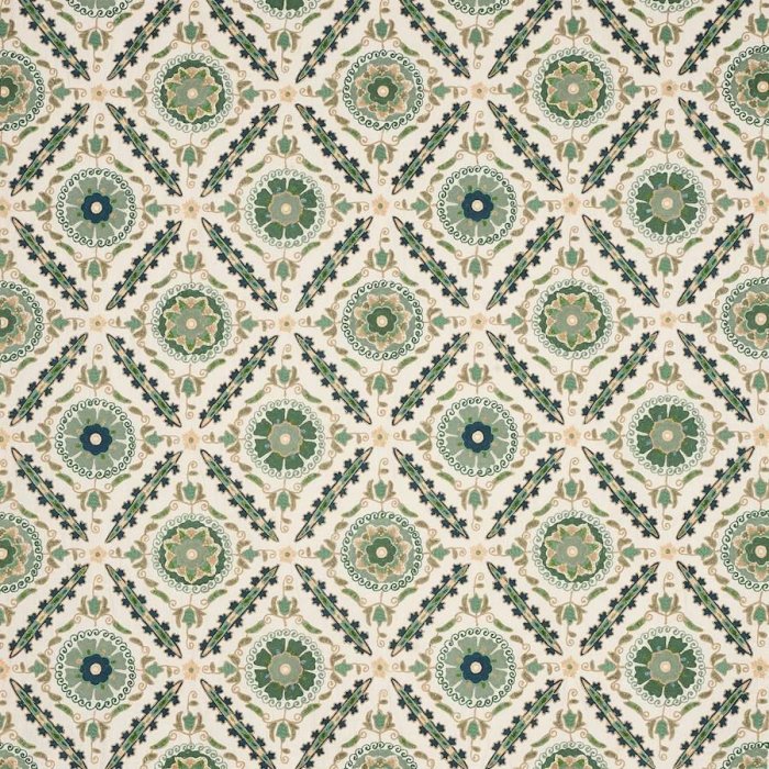 Amarantha Forest/Green – Stoff von Colefax and Fowler