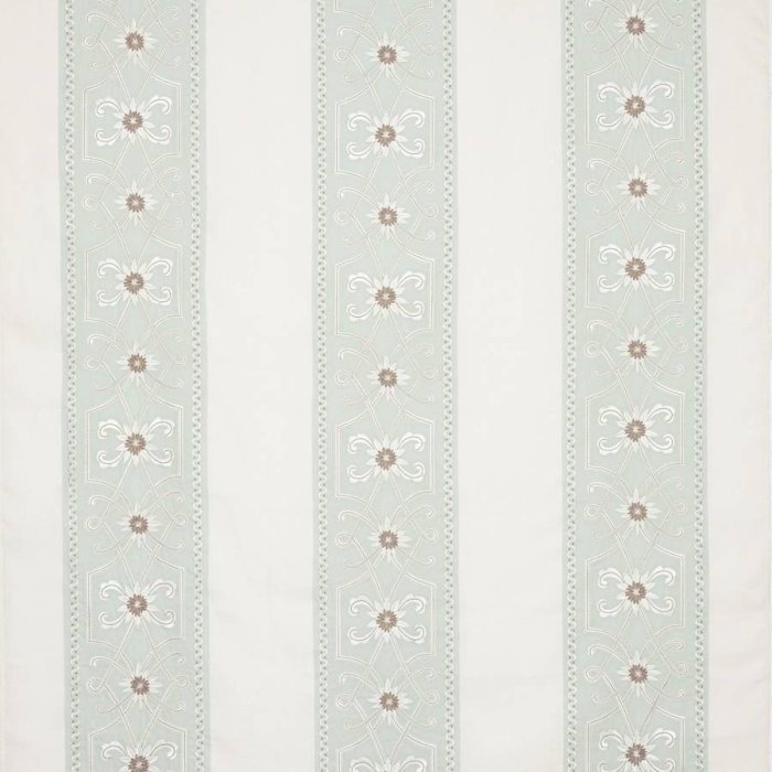 Amble Stripe Celadon – Stoff von Colefax and Fowler