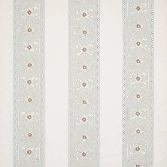 Amble Stripe Old Blue – Stoff von Colefax and Fowler